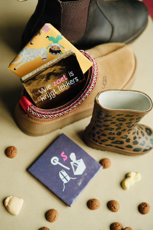 Tegeltje - Wie zoet is krijgt lekkers