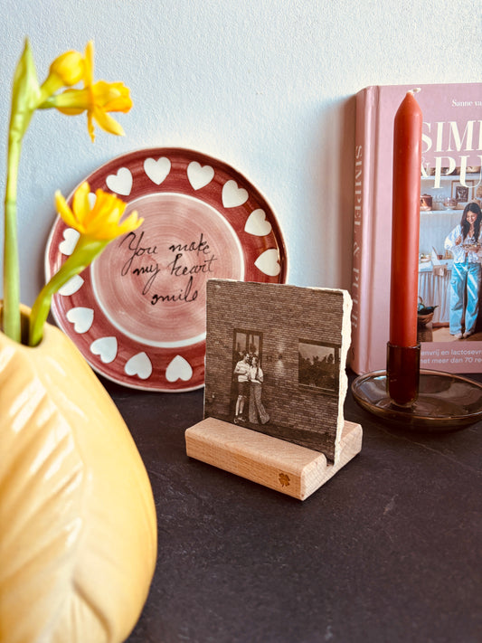 Gepersonaliseerde fototegel