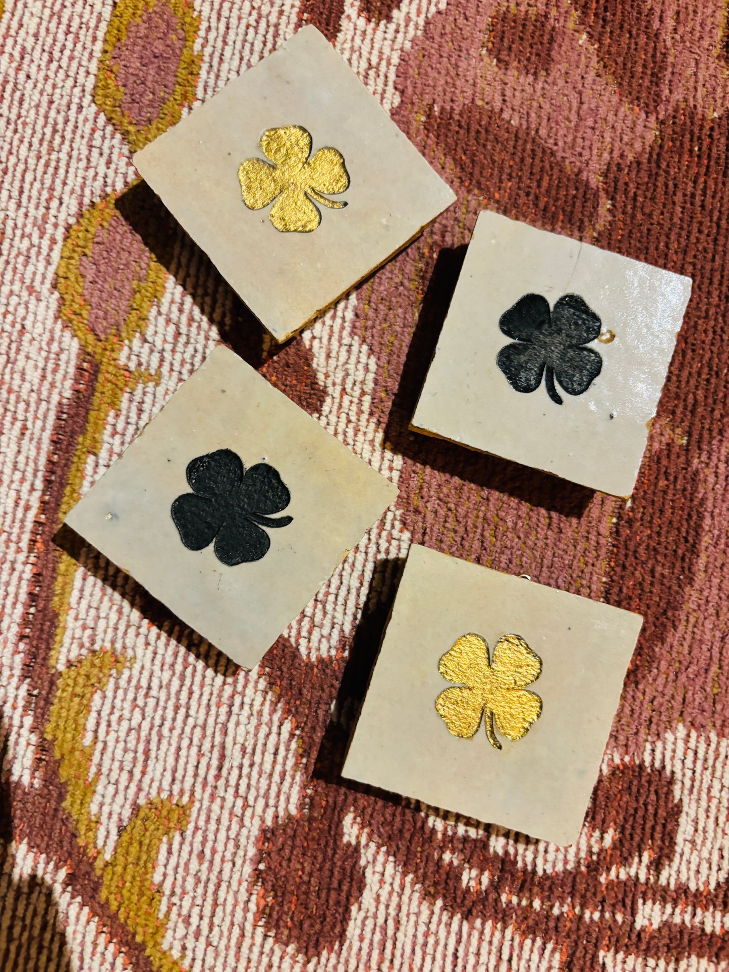 Klavertje - Mini tegeltje