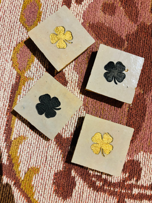 Klavertje - Mini tegeltje