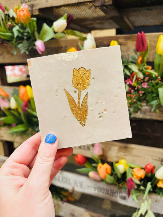 Tulpen tegeltje