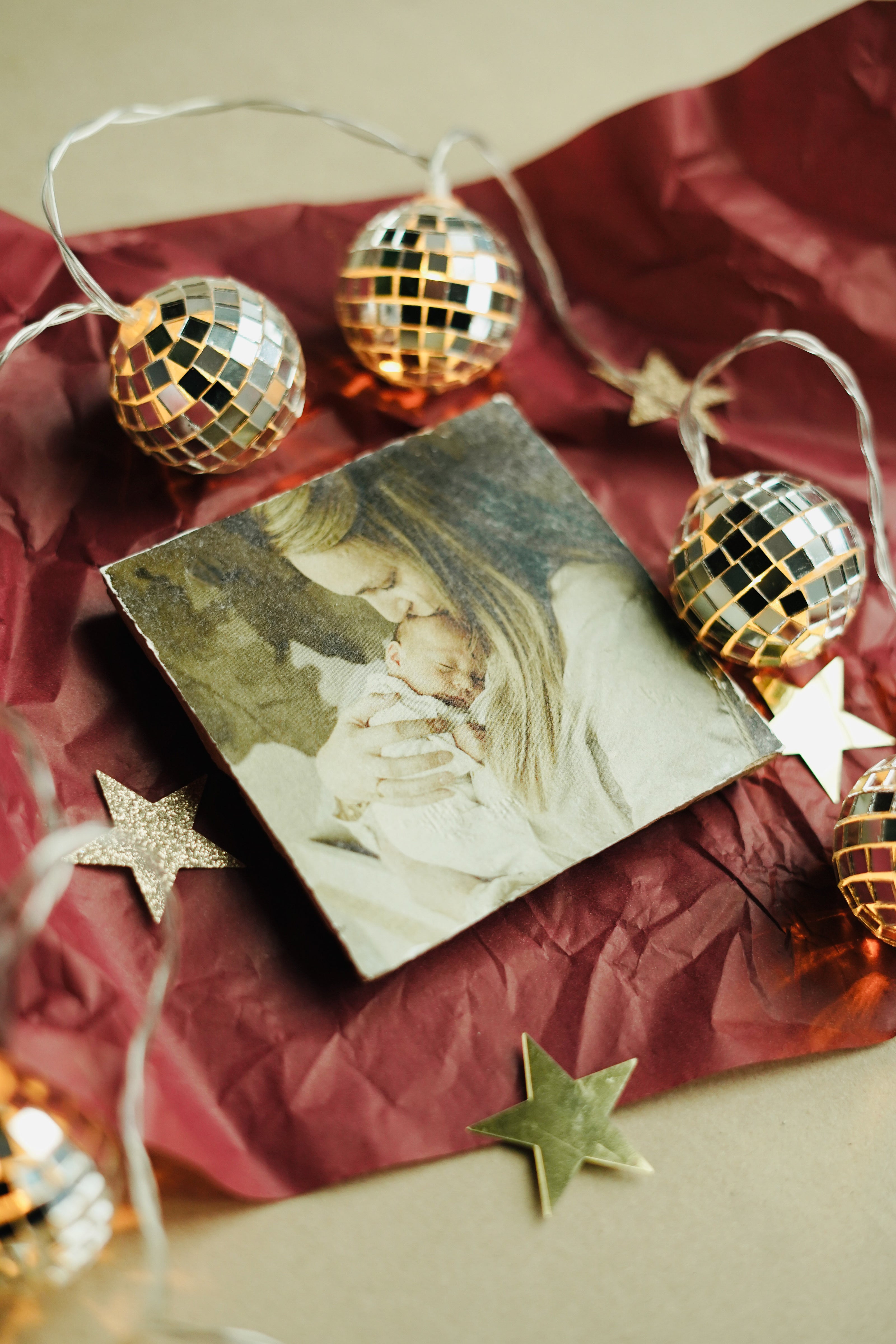 Geboortetegeltje met foto