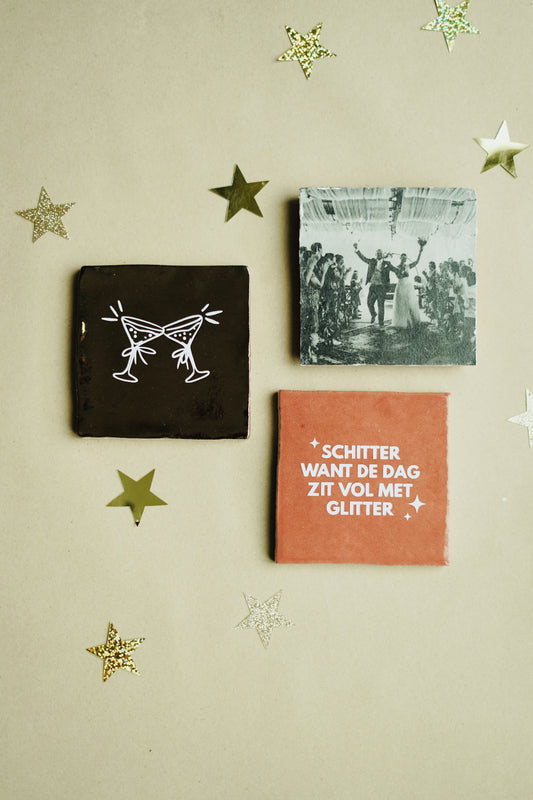 Tegeltje - Champagne